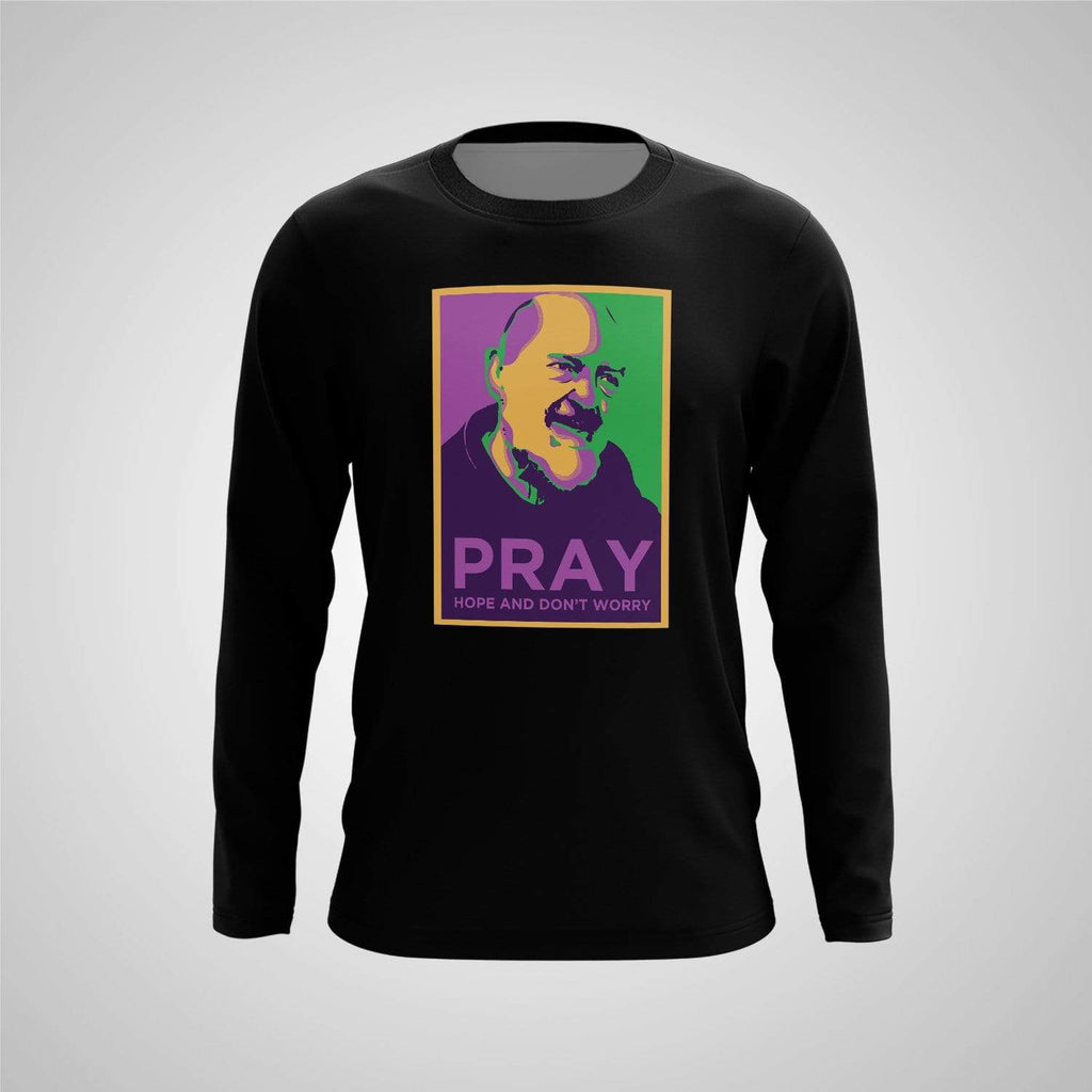 Long Sleeve Shirts Adrian Milag Store Padre Pio