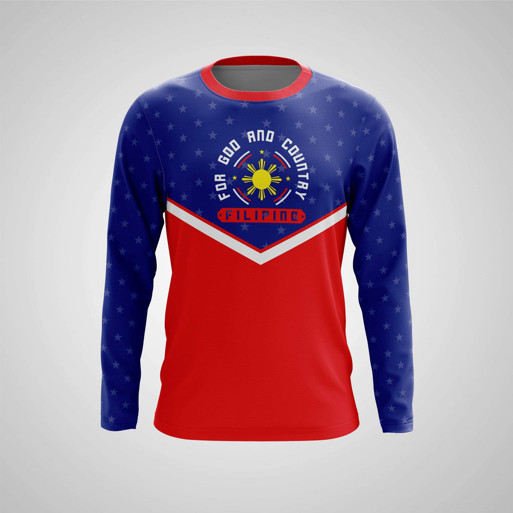 Long Sleeve Shirts Creative Mind Designs For God And Country Filipino