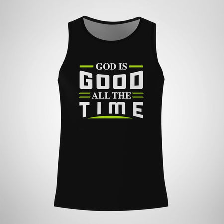 Men's Tank Top Creative Mind Designs God Is Good All The Time