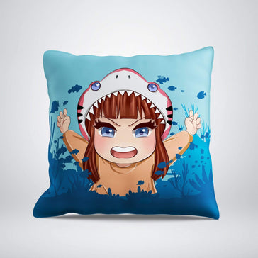 Pillows E.M. Arts Shark Girl