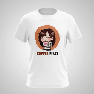 T-Shirt E.M. Arts Coffee First