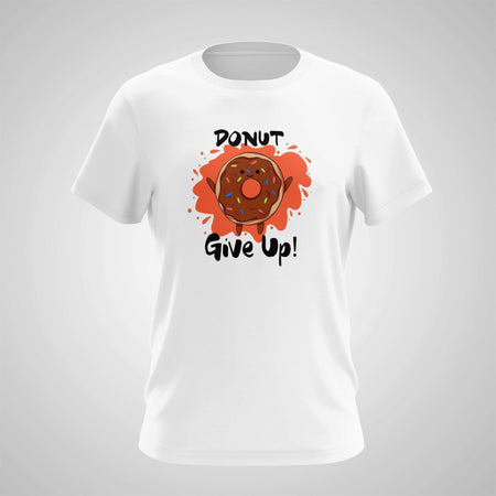 T-Shirt E.M. Arts Donut Give Up