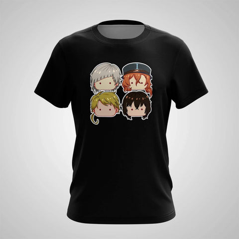 T-Shirt HachiPaws Prints BSD Characters